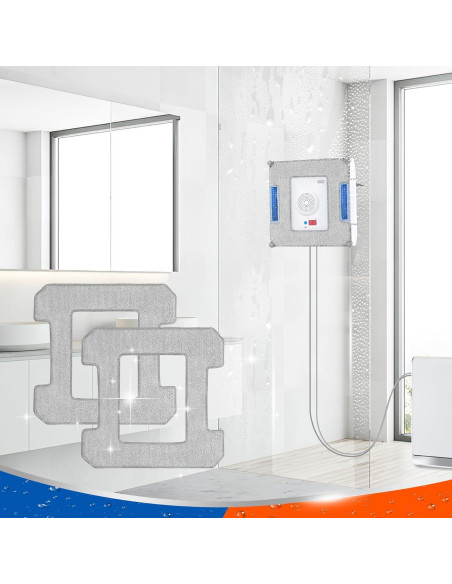 Paquete de 12 Trapos de Limpieza DR DAPPER para Ecovacs Winbot Paquete de 12 Trapos de Limpieza DR DAPPER para Ecovacs Winbot