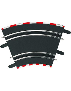 Sección Curva Alta Inclinada 1/45 Carrera 61612 - 4 Piezas 2