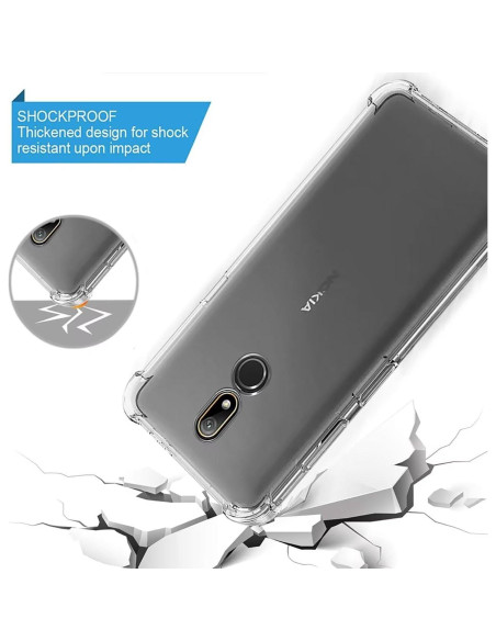 Funda protectora TPU transparente para Nokia 4.2 - Sidande Funda protectora TPU transparente para Nokia 4.2 - Sidande