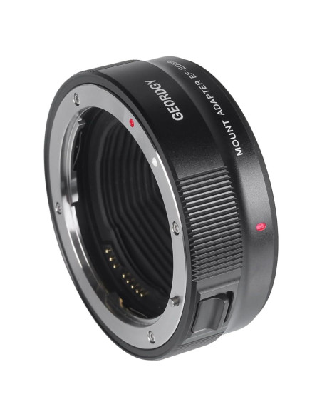 Adaptador de Lente GEORDGY EF a EOS R, AF Rápido, Apertura Ajustable Adaptador de Lente GEORDGY EF a EOS R, AF Rápido, Apertura Ajustable