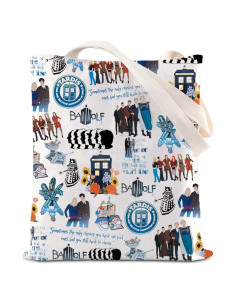 Bolsa Tote Dr. Who Ensianth - Algodón, 33.9x39 cm, Unisex