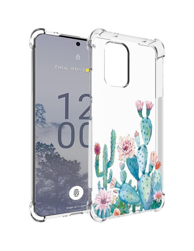 Funda Protectora TPU Floral para Nokia X30 5G 6.43" Cactus