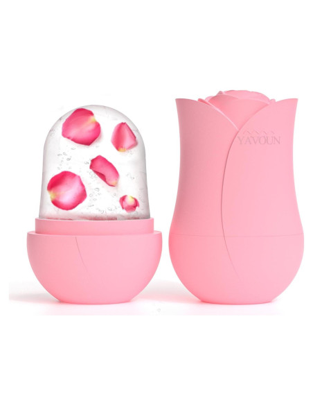 Rodillo de Hielo Facial YAVOUN Rosa 10.31 cm Silicona Rodillo de Hielo Facial YAVOUN Rosa 10.31 cm Silicona