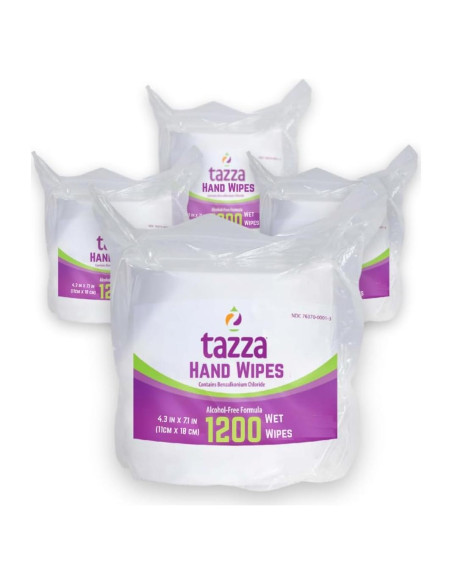Toallitas Húmedas Tazza 1200 Conteo - Limpieza Eficiente Toallitas Húmedas Tazza 1200 Conteo - Limpieza Eficiente