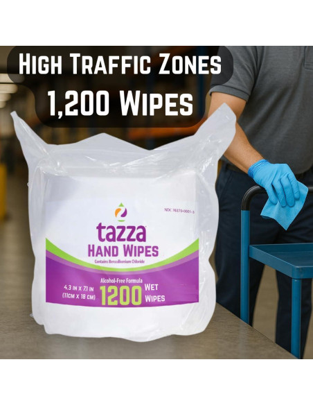 Toallitas Húmedas Tazza 1200 Conteo - Limpieza Eficiente Toallitas Húmedas Tazza 1200 Conteo - Limpieza Eficiente