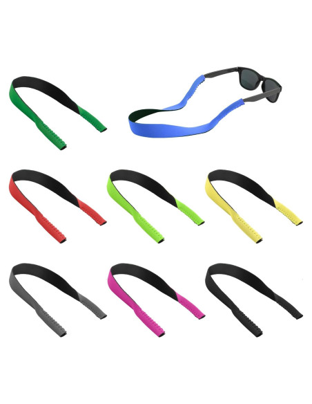 8 Correas Flotantes para Gafas de Sol Neopreno 39.8cm 8 Correas Flotantes para Gafas de Sol Neopreno 39.8cm