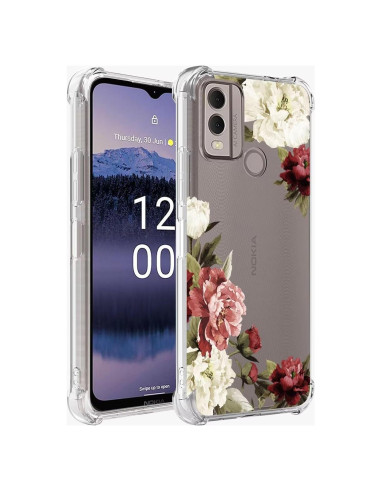 Funda TPU para Nokia G11 Plus Ueokeird Floral 6.52"