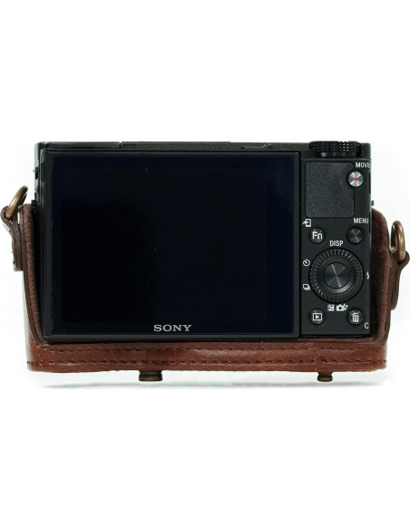 Funda de cámara de cuero MegaGear para Sony Cyber-Shot RX100 Funda de cámara de cuero MegaGear para Sony Cyber-Shot RX100