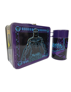 Caja de Almuerzo Black Panther Surreal Entertainment con Termo 0.29L