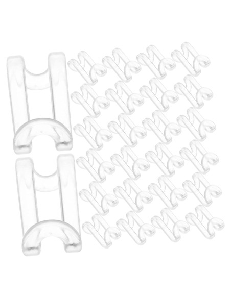 Ganchos Conectores para Perchas SOLUSTRE 60pcs Ahorra Espacio Ganchos Conectores para Perchas SOLUSTRE 60pcs Ahorra Espacio