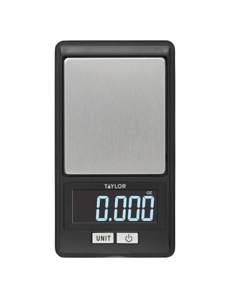 Báscula Digital de Porcionado Taylor 500g Negra - Alta Precisión Báscula Digital de Porcionado Taylor 500g Negra - Alta Precisión