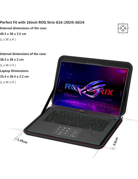 Funda Dura Smatree para Laptop 16" - Compatible con ASUS, Lenovo, Samsung Funda Dura Smatree para Laptop 16" - Compatible con ASUS, Lenovo, Samsung