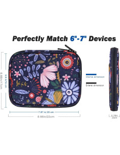 Funda para eReader MoKo 6-7" Colorida - Protección y Almacenamiento 2