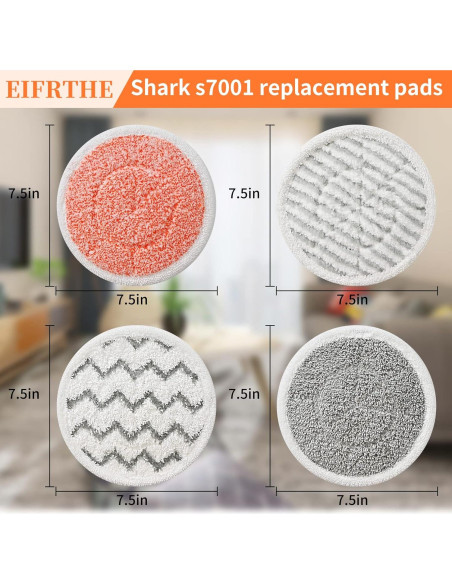 Mopa de Vapor Eifrthe S7000 Reemplazo 10 Paquetes Compatible Shark Mopa de Vapor Eifrthe S7000 Reemplazo 10 Paquetes Compatible Shark