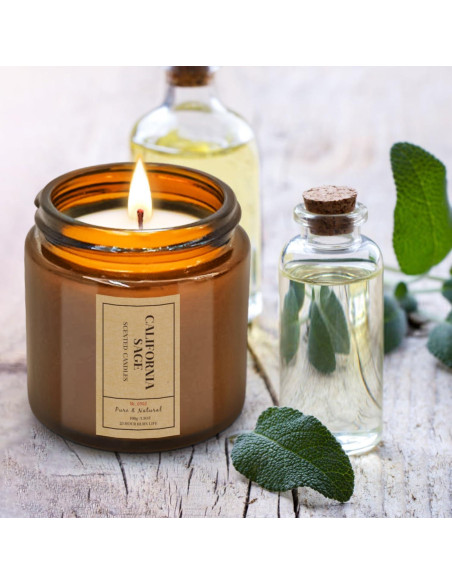Set de 4 Velas Aromáticas FOMICO - Cera de Soja, 100 Horas Set de 4 Velas Aromáticas FOMICO - Cera de Soja, 100 Horas