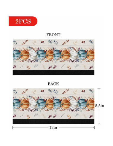 Juego de 2 fundas de manijas de refrigerador Falaniique 35x13 cm