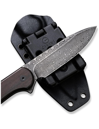 Cuchillo de hoja fija CIVIVI Elementum 10.11 cm Damasco G10