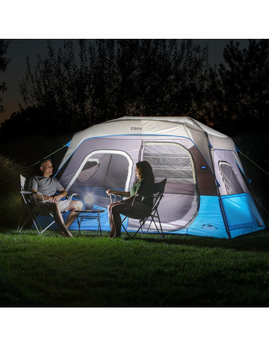 Tienda de Camping Instantánea CORE 6 Personas con LED