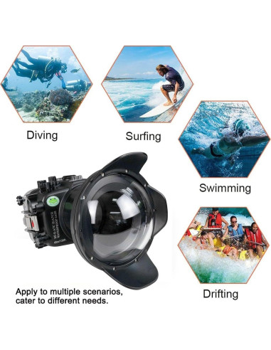 Carcasa Submarina Seafrogs para Sony A7C II / A7CR con Puerto Dome
