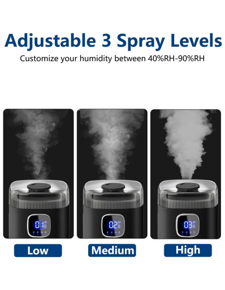 Humidificador Ultrasónico KZF 9L para Habitaciones Grandes Humidificador Ultrasónico KZF 9L para Habitaciones Grandes