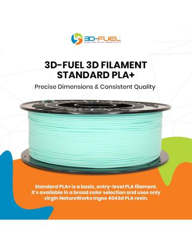 Filamento PLA+ 3D-Fuel Almendra 1 kg para Impresora 3D