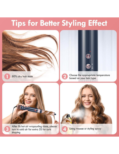 Estilizador de Cabello 6 en 1 NDLT con Iones Negativos Estilizador de Cabello 6 en 1 NDLT con Iones Negativos