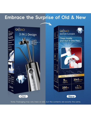 Irrigador Oral Inalámbrico OILSAO AOW11 5 Modos 350ml