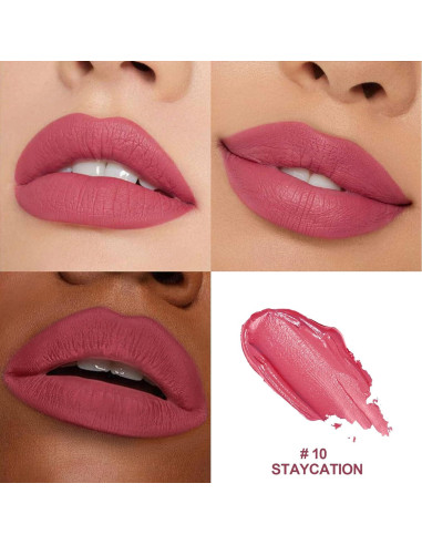 Pintalabios Mate Rojo O'CHAIN 3.4g Larga Duración Vegano