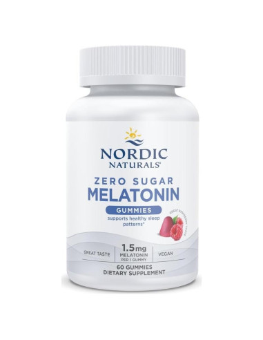 Gomitas de Melatonina Sin Azúcar Nordic Naturals 60 Unidades 1.5 mg