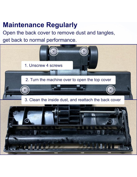Cabezal de Cepillo Turbo Portek para Aspiradoras Miele C1 C2 C3 CX1 Cabezal de Cepillo Turbo Portek para Aspiradoras Miele C1 C2 C3 CX1