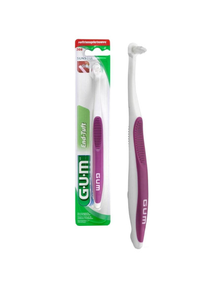 Cepillo de Punta Final GUM Suave 4 Unidades - Limpieza Dental Cepillo de Punta Final GUM Suave 4 Unidades - Limpieza Dental