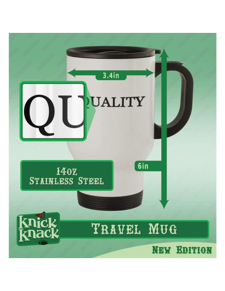 Taza de Viaje Acero Inoxidable 414ml Knick Knack Plata Taza de Viaje Acero Inoxidable 414ml Knick Knack Plata