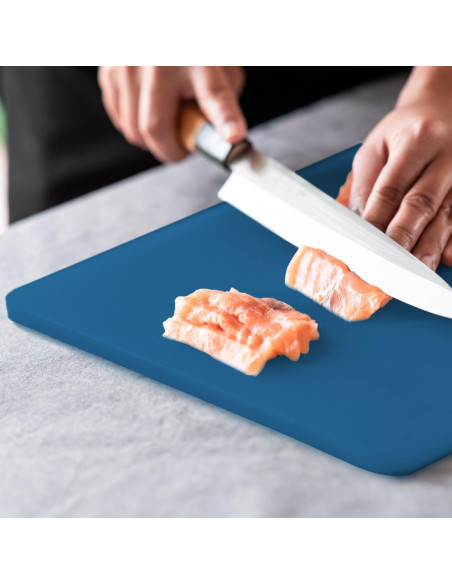 Tablero de Corte Reversible Dexas Polysafe 27.94x36.83cm Azul Tablero de Corte Reversible Dexas Polysafe 27.94x36.83cm Azul