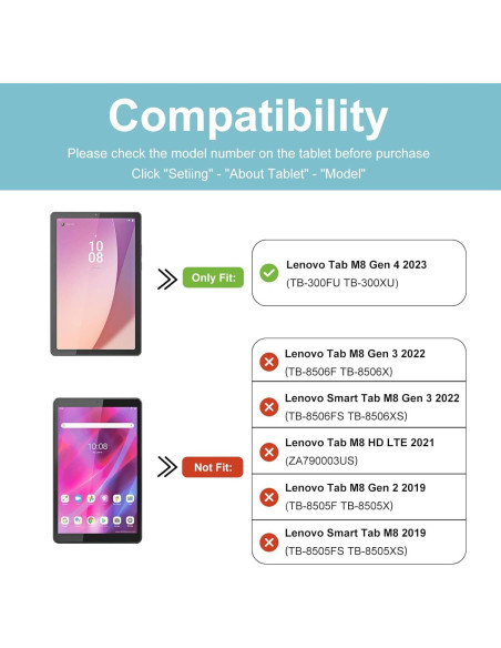 Funda ProCase para Lenovo Tab M8 8" 4ta Gen Rosa 2023 Funda ProCase para Lenovo Tab M8 8" 4ta Gen Rosa 2023