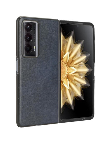 Funda Honor Magic V2 - PU y plástico duro, antideslizante azul