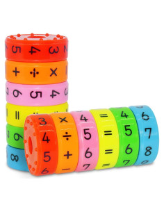 Juego de Matemáticas Magnético CHILHOLYD - 12 Piezas Coloridas