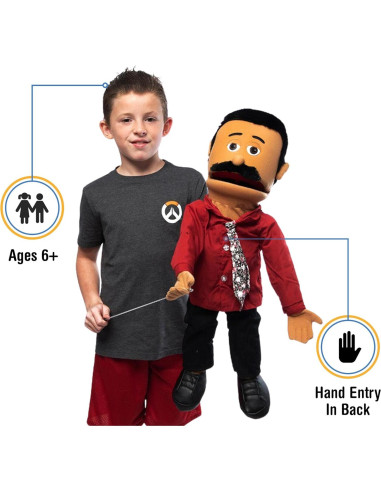Muñeco de Ventrílocuo Silly Puppets 63.5cm Carlos Papá