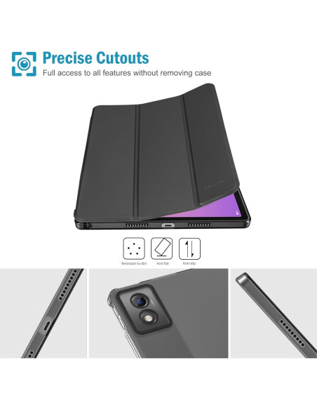 Funda Inteligente ProCase para Lenovo Idea Tab Pro 12.7" 2025 - Negra Funda Inteligente ProCase para Lenovo Idea Tab Pro 12.7" 2025 - Negra
