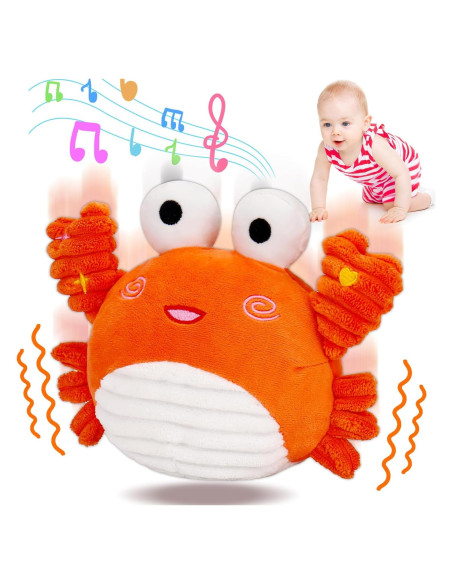 Juguete Musical Cangrejo Tsomtto para Bebés 0-18 Meses Juguete Musical Cangrejo Tsomtto para Bebés 0-18 Meses