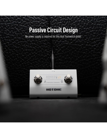 Pedal Interruptor Dual Hotone Ampero Switch Pro 9V 289g Pedal Interruptor Dual Hotone Ampero Switch Pro 9V 289g
