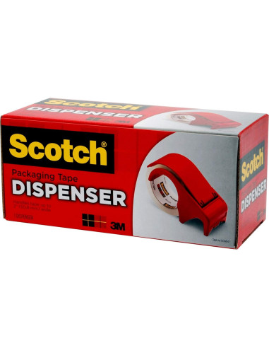 Dispensador de Cinta de Embalaje Scotch DP300-RD Rojo 3"