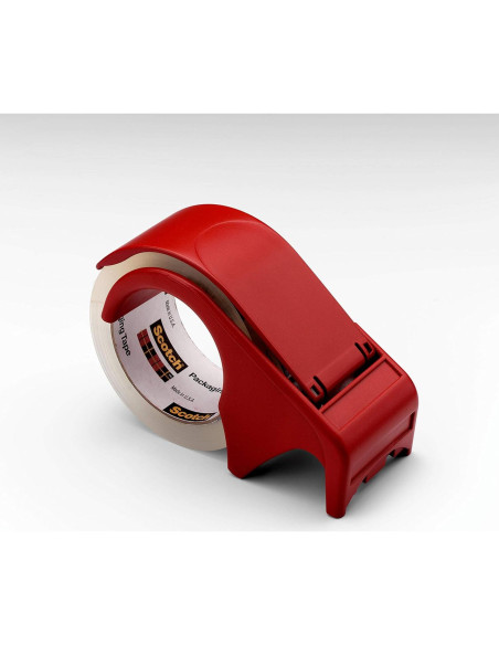 Dispensador de Cinta de Embalaje Scotch DP300-RD Rojo 3" Dispensador de Cinta de Embalaje Scotch DP300-RD Rojo 3"