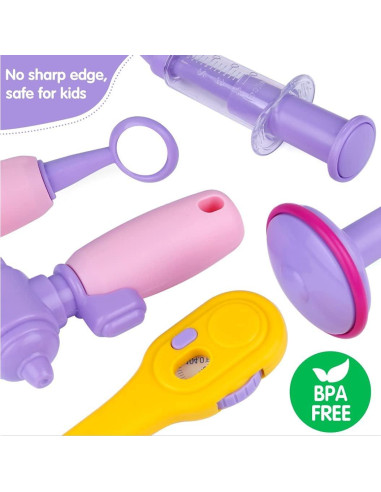 Kit de Doctor GINMIC 22 Piezas para Niños 3 a 5 Años