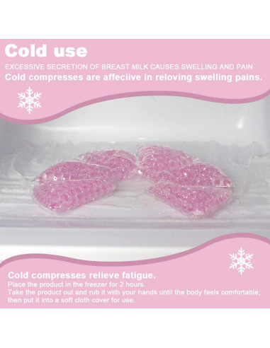 Paquete Terapia Pecho Gel Frío Caliente Conbella 4 Unidades