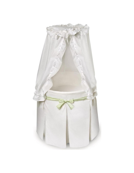Cuna con Dosel Badger Basket Empress - Redonda Oscilante 2 en 1 Cuna con Dosel Badger Basket Empress - Redonda Oscilante 2 en 1