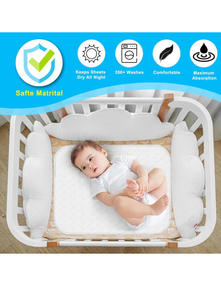 Almohadilla impermeable Brosive 182.88x91.44 cm para incontinencia Almohadilla impermeable Brosive 182.88x91.44 cm para incontinencia