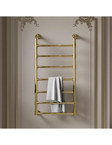 Radiador de Toallas Eléctrico P&Bhusri 50x100 cm Oro Pulido Radiador de Toallas Eléctrico P&Bhusri 50x100 cm Oro Pulido