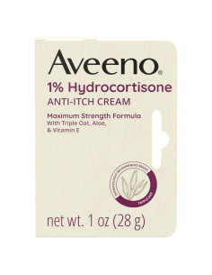 Crema Antipicazón Aveeno 1% Hidrocortisona 28 g Alivio Eccema