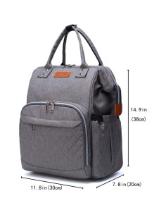 Mochila para Pañales Unisex Multifuncional Azul Marino 2