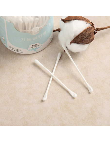Bastoncillos de Algodón PandaHome 250 ct con Cucharita Bastoncillos de Algodón PandaHome 250 ct con Cucharita